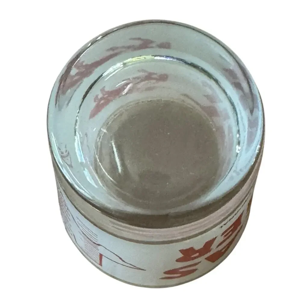 VTG‎ Texas Jigger Whiskey Scotch Glass On The Rocks Measuring Novelty Large Shot